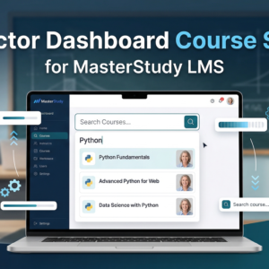 Instructor Dashboard Course Search for MasterStudy